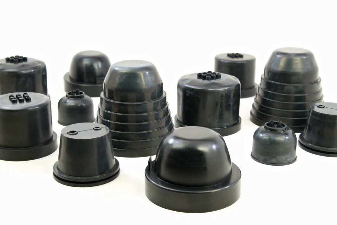 Rear Headlight Seal Rubber Housing Caps for retrofits HR A282